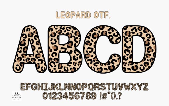 Am Leopard: A Bold Color Font for Wildly Elegant Brand Design