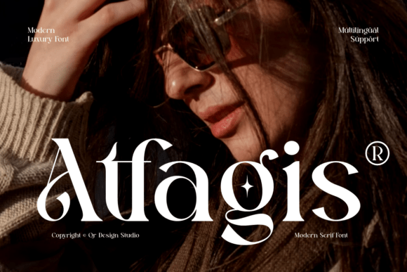 Atfagis: A Modern Luxury Serif Font for Editorial Elegance