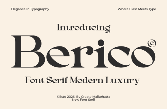Berico Font Review: Elegant Serif for Modern Design
