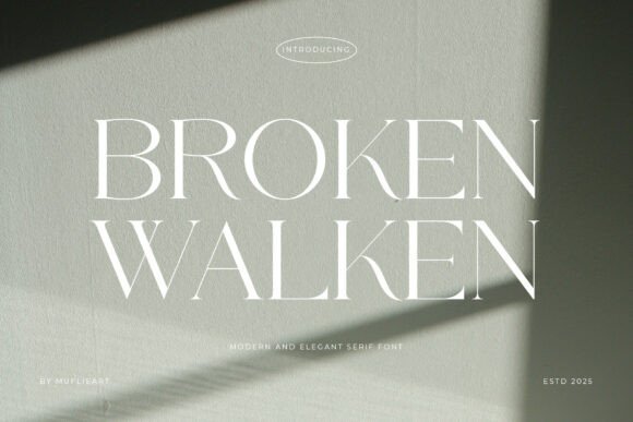 Broken Walken Font: Elevating Editorial Campaign Design