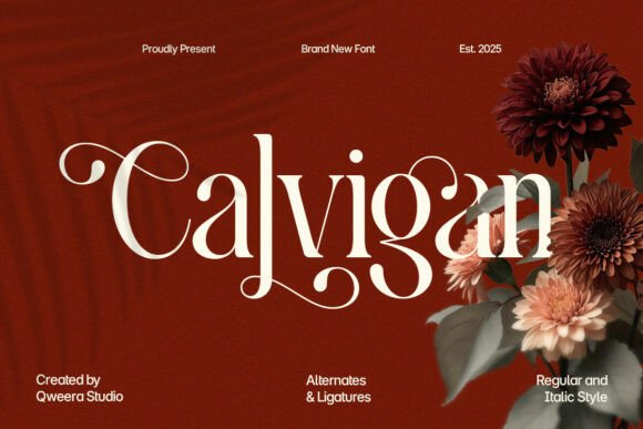 Calvigan Font: Elevating Luxury Branding Campaigns