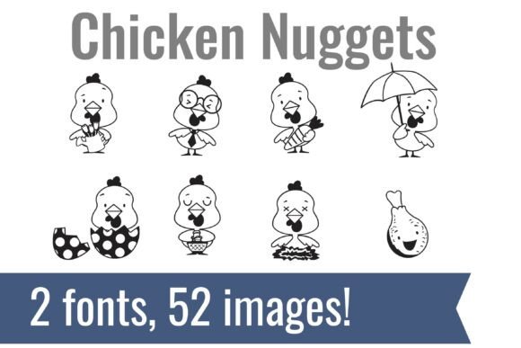 Chicken Dingbats: A Fun, Coordinated Font Bundle for Creative Campaigns