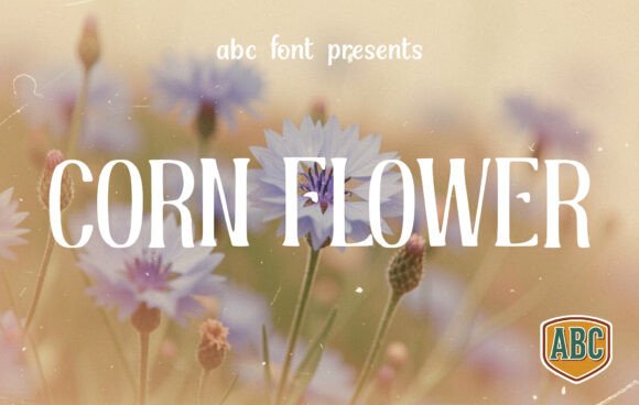 Corn Flower: A Tall, Condensed Serif Font for Modern Marketing Design