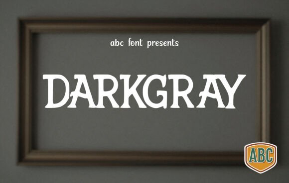 Darkgray Font for Editorial Layouts and Readable Design