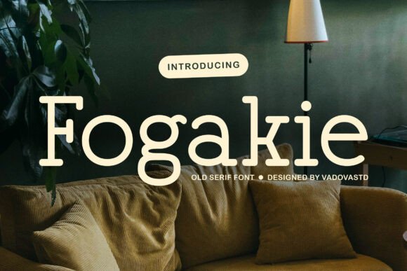 Fogakie: A Warm Serif Font for Timeless Editorial Design