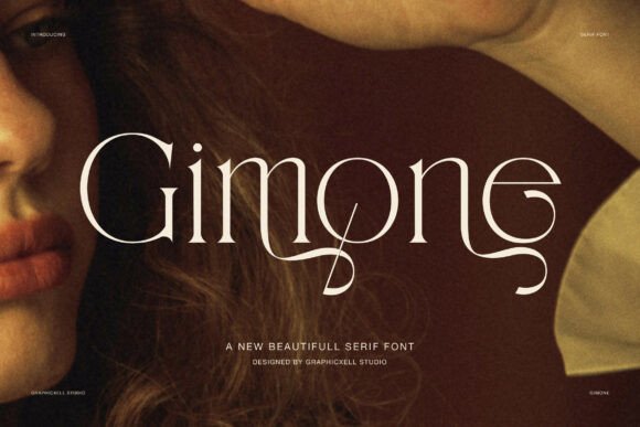 Gimone: A Serif Font for Elegant Handmade Designs and Luxury Branding