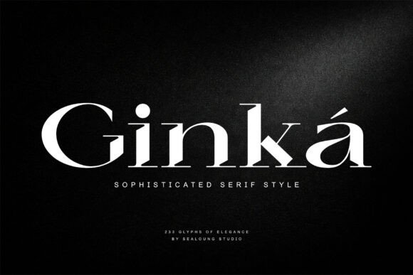Ginka: A Sophisticated Serif Font for Elegant Web Design