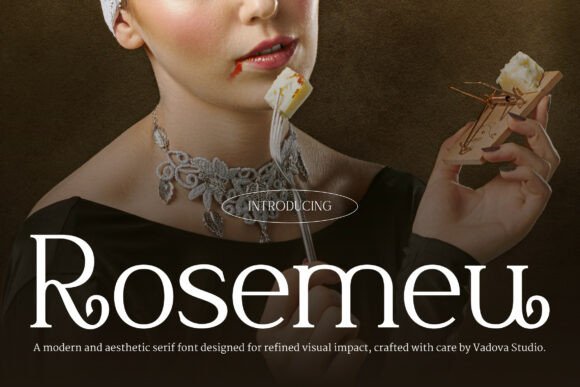 How Rosemeu Elevates Modern Serif Typography in Campaign Design