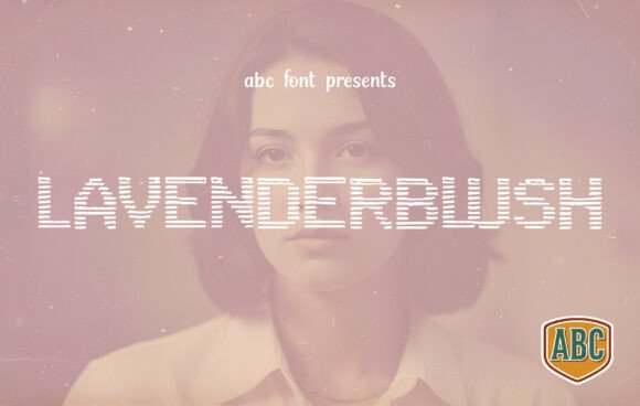 Lavenderblush Font for Handmade Labels and Digital Art