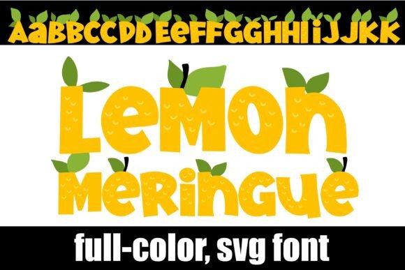 Lemon Meringue Font: Zestful Typography for Editorial Design