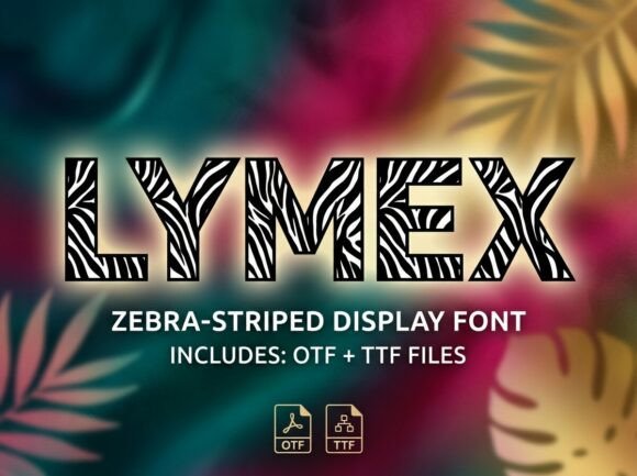 Lymex Font Review: A Decorative Display Typeface for Branding