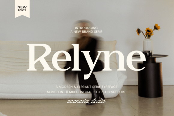 Relyne: A Serif Font for Timeless Editorial Elegance