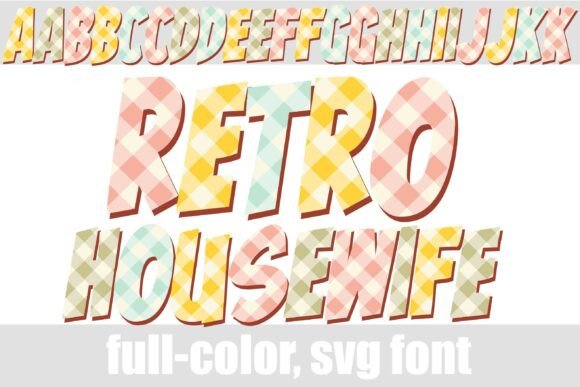 Retro Housewife Font: Mid-Century Charm for Digital Campaigns