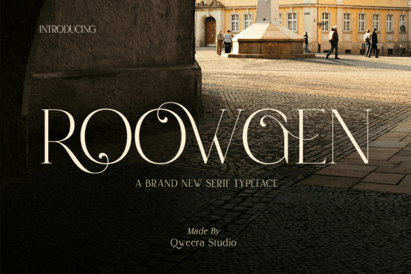 Roowgen: Elevating Brand Identity with a Modern Elegant Serif Font