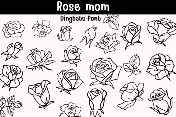 Rose Mom Font: Elevating Digital Design with Playful Elegance