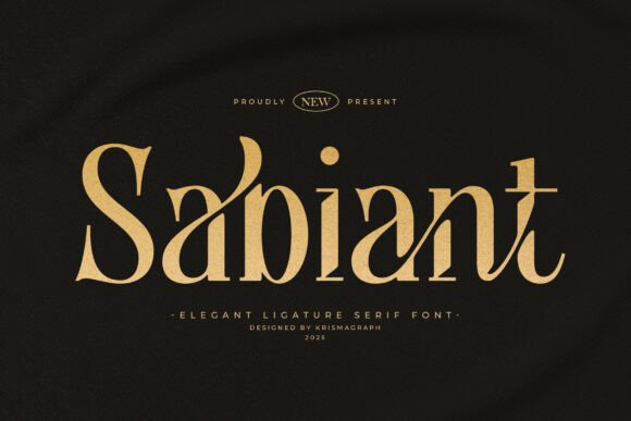 Sabiant: A Luxury Serif Font for Elegant Editorial Design