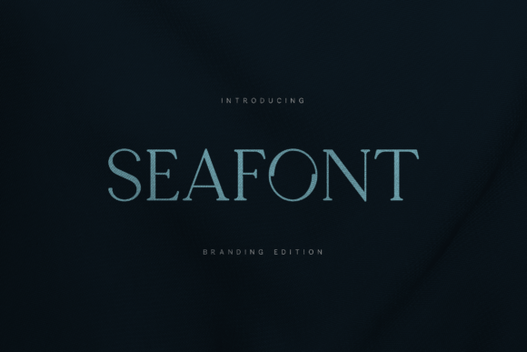 Seafont: A Serif Font for Timeless Branding and Refined Visual Identity