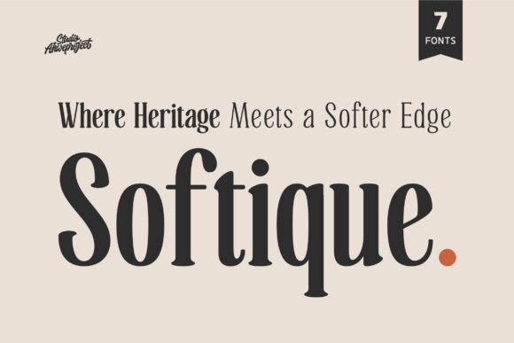 Softique Font: Timeless Elegance for Crafters and Product Designers