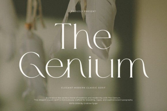 The Genium Font: Elevating Small Business Branding