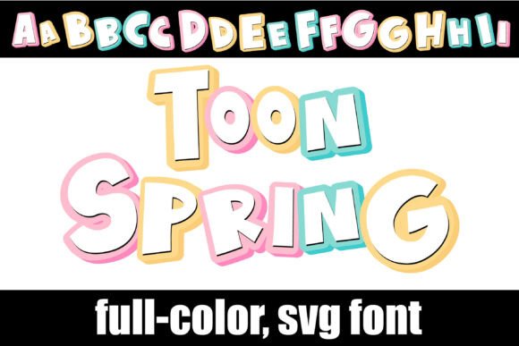 Toon Spring: Bubbly Color Fonts for Playful Design