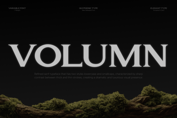 Volumn Font: Elevating Luxury Brand Identity Design