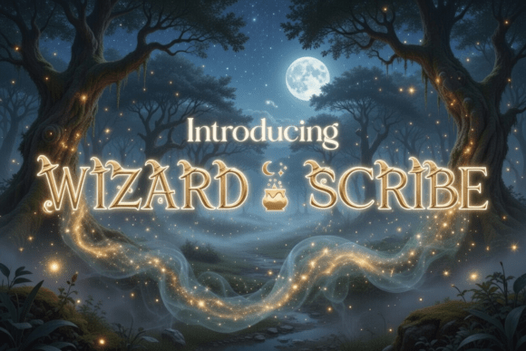 Wizard Scribe Font for Magical Campaign Visuals